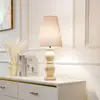 Image de Lucande lampe à poser Lyndorin, beige, céramique