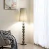 Image de Lampe sur pied Lucande Lyndorin, vert, céramique, 150 cm