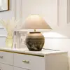 Image de Lucande Lampe à poser Thalorin, hauteur 46 cm, gris, céramique