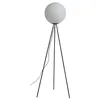 Image de Lucande Lampadaire Kestralia (Moderne) en Blanc Verre e. a. pour Salon & Salle à manger (1 lampe,à E27), Sur Pied Lampe a de Sol