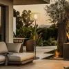 Image de Lucande luminaire de terrasse Solvindor, kaki, plastique IP44