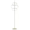 Image de Lucande Lampadaire LED Audrina (moderne) en crème en autres métaux, entre autres, pour salon/salle à manger, source lumineuse incluse - Lampadaire sur pied lampadaire
