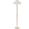 Image de Lucande Lampadaire Bois Ellorin (Scandinave) en Marron e. a. pour Salon & Salle à manger (1 lampe,à E27), Sur Pied Lampe a de Sol