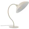 Image de Lucande Arvadon Lampe de table moderne pour salon, salle à manger, crème, ambre, métal, ampoule E14