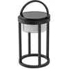 Image de Lucande LED Lampe solaire Tilena à intensité variable (Moderne) en Noir Aluminium, décorative lampe