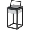 Image de Tilena Lampes solaires d'extérieur à intensité variable (moderne) en aluminium à Lucande Noir