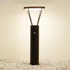 Image de Lampe solaire LED pour chemin Lucande Elario, 80 cm, CCT, capteur