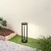 Image de Lucande, lampe solaire à LED pour chemin Nilea, Ø 16 cm, noire, détecteur