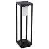 Image de Lucande LED Lampe Solaire Nilea (Moderne) en Noir Aluminium, Eclairage Exterieur Jardin