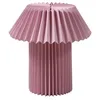 Image de Lindby Lampe à poser Magali en Violet/Rose Papier e. a. pour Salon & Salle manger (1 lampe,à E14),