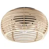 Image de Lindby Plafonnier Ediz à intensité variable (Moderne) en Marron Bois e. a. pour Couloir (1 lampe,à E27), bois plafonnier lampe
