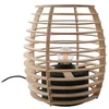Image de Lindby Lampe à poser Ediz (Moderne) en Marron Bois e. a. pour Couloir (1 lampe,à E27), bois