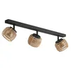 Image de Lindby Plafonnier Ediz à intensité variable (Moderne) en Noir Métal e. a. pour Couloir (à 3 lampes, GU10) Luminaire Lampe Plafond Eclerage Eclairage Interieur