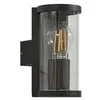 Image de Lucande Applique Exterieur Zanta à intensité variable (Moderne) en Noir Aluminium (1 lampe,à E27), Murale Luminaire Lampe Jardin Eclairage