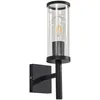 Image de Lucande Applique Exterieur Zanta à intensité variable (Moderne) en Noir Aluminium (1 lampe,à E27), Murale Luminaire Lampe Jardin Eclairage