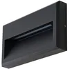 Image de Lucande LED Applique Exterieur Weno (Moderne) en Noir Aluminium, Murale Luminaire Lampe Jardin Eclairage d’exterieur