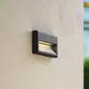 Image de Applique d'extérieur LED Lucande Weno, noir, aluminium, IP65
