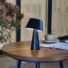 Image de Lampe de table solaire LED Lindby Lirinor noir plastique 13 cm