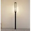 Image de Lucande Luminaire d'extérieur Alivaro, noir, 220 cm, E27, IP65