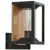 Image de Lucande Applique Exterieur Candina à intensité variable (Moderne) en Noir Aluminium (1 lampe,à E27), Murale Luminaire Lampe Jardin Eclairage