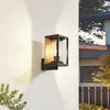 Image de Lucande applique d'extérieur Candina, noir, aluminium, IP65