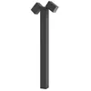 Image de Lindby Luminaire extérieur Othil à intensité variable (Moderne) en Gris Aluminium (à 2 lampes, GU10) Borne lumineuse borne luminaire pour socle