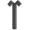 Image de Lindby Luminaire extérieur Othil à intensité variable (Moderne) en Gris Aluminium (à 2 lampes, GU10) Borne lumineuse borne luminaire pour socle