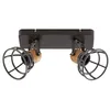 Image de Lindby Spot Arinthea à intensité variable (Traditionnel) en Noir Métal e. a. pour Salon & Salle manger (à 2 lampes, E14) Lampe encastrable plafonnier applique