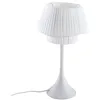 Image de Lindby Lampe à poser Eryndor en Blanc Métal e. a. pour Couloir (1 lampe,à E27), textile