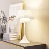 Image de Lindby lampe à poser Eryndor, blanc, textile, Ø 30 cm, E27