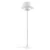 Image de Lindby Lampadaire Tissu Eryndor en Blanc Métal e. a. pour Salon & Salle à manger (1 lampe,à E27), Sur Pied Lampe a de Sol
