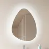 Image de Lucande miroir LED Celestiel, en forme de goutte, CCT, 60 cm