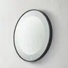 Image de Lucande Miroir LED Infinity Emire, noir, aluminium, CCT, IP44
