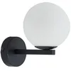 Image de Lucande Applique Murale Bidolo à intensité variable en Noir Métal e. a. pour Salle de bain (1 lampe,à G9), Luminaire salle Lampe WC