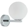 Image de Lucande Applique Murale Bidolo à intensité variable en Argent Métal e. a. pour Salle de bain (1 lampe,à G9), Luminaire salle Lampe WC