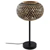 Image de Lindby Lampe à poser Nerys (Traditionnel) en Marron Bois e. a. pour Salon & Salle manger (1 lampe,à E27),