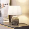 Image de Lindby lampe à poser Aelith, Ø 30 cm, gris, céramique, E27