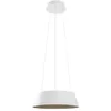 Image de Lucande LED Suspension Belsar à intensité variable (Moderne) en Blanc Aluminium e. a. pour Salon & Salle manger (1 lampe,à), lampe plafonnier suspension