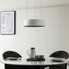 Image de Lucande Suspension LED Belsar, blanc, aluminium, CCT