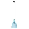 Image de Lindby Suspension en verre Belarion à intensité variable (Antique, Classic) Bleu Verre e. a. pour Salon & Salle manger (1 lampe,à E27) Luminaire Lampe plafond