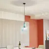 Image de Lindby suspension Belarion, bleu, 1 lampe, verre, Ø 23 cm
