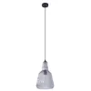 Image de Lindby Suspension en verre Belarion à intensité variable (Antique, Classic) Gris Verre e. a. pour Salon & Salle manger (1 lampe,à E27) Luminaire Lampe plafond