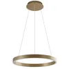 Image de Lucande LED Yonam à intensité variable (Moderne) en Doré Aluminium e. a. pour Salon & Salle manger (1 lampe,à)