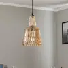 Image de Lindby suspension Belarion, ambre, verre, Ø 23 cm