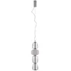 Image de Lucande LED Suspension en verre Fedra (Jeunes, étudiants) Gris Verre e. a. pour Cuisine (1 lampe,à) Luminaire Lampe plafond Plafonnier Suspendue