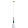 Image de Lindby Suspension en verre Ysoria à intensité variable (Moderne) Multicolore Céramique e. a. pour Salon & Salle manger (1 lampe,à E14), Luminaire Lampe plafond