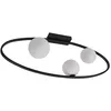 Image de Lucande Plafonnier Kulka à intensité variable (Moderne) en Noir Métal e. a. pour Salon & Salle manger (à 3 lampes, G9) Luminaire Lampe Plafond Eclerage Eclairage Interieur