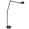 Image de Lucande Lampadaire Silka (Moderne) en Noir Métal e. a. pour Bureau (1 lampe,à E27), Sur Pied Lampe a de Sol