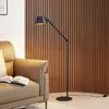 Image de Lucande lampe sur pied Silka, hauteur 173 cm, noir, métal