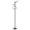 Image de Lucande LED Lampadaire Madu à intensité variable (Moderne) en Noir Métal e. a. pour Salon & Salle manger (à 3 lampes,), Sur Pied Lampe a de Sol